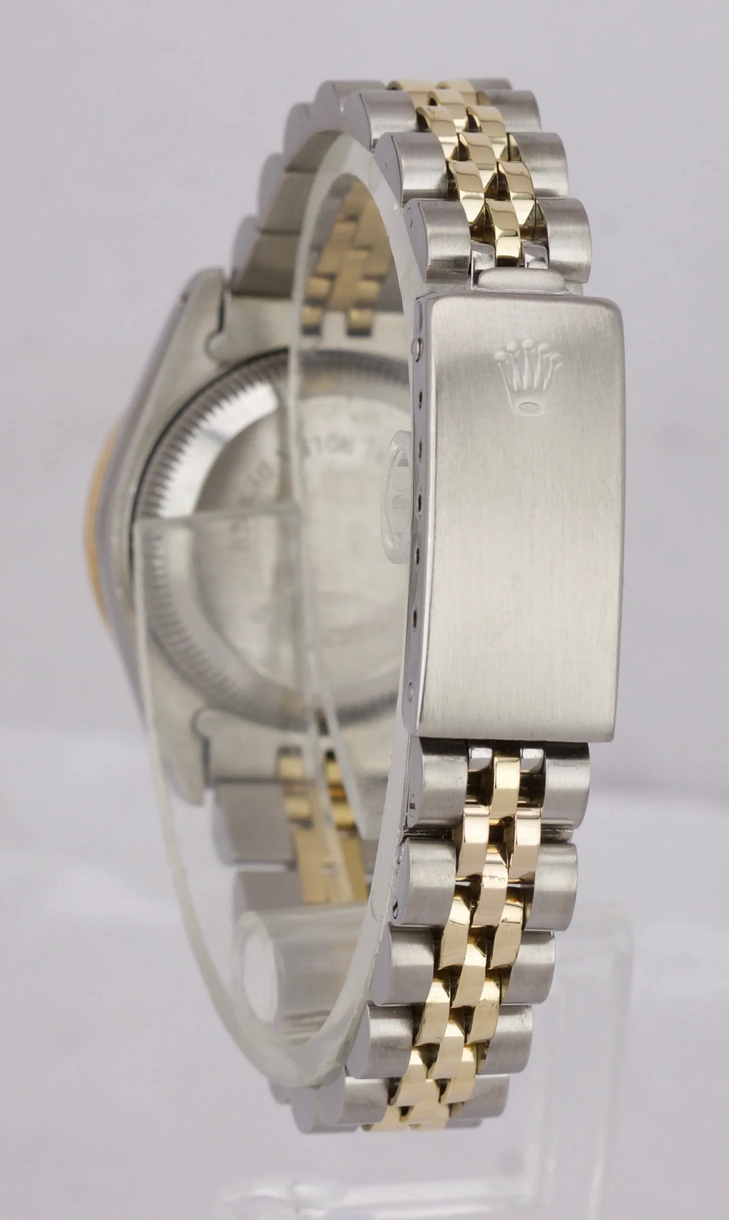 Ladies Rolex DateJust 69173 26mm Diamond Champagne Two-Tone Gold Jubilee Watch