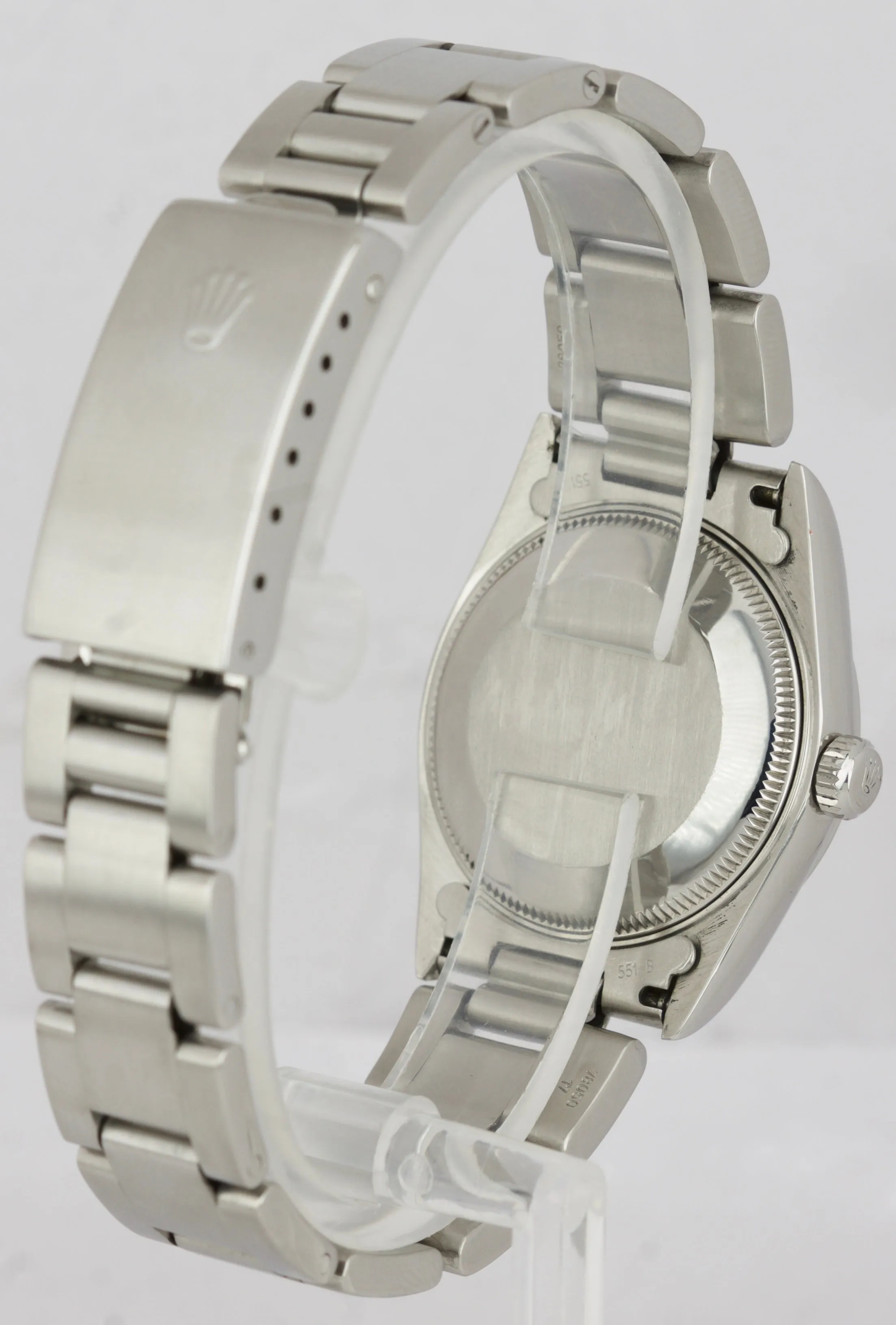 Ladies Rolex DateJust Mid-Size 31mm Salmon 68240 Stainless Oyster Watch 78240