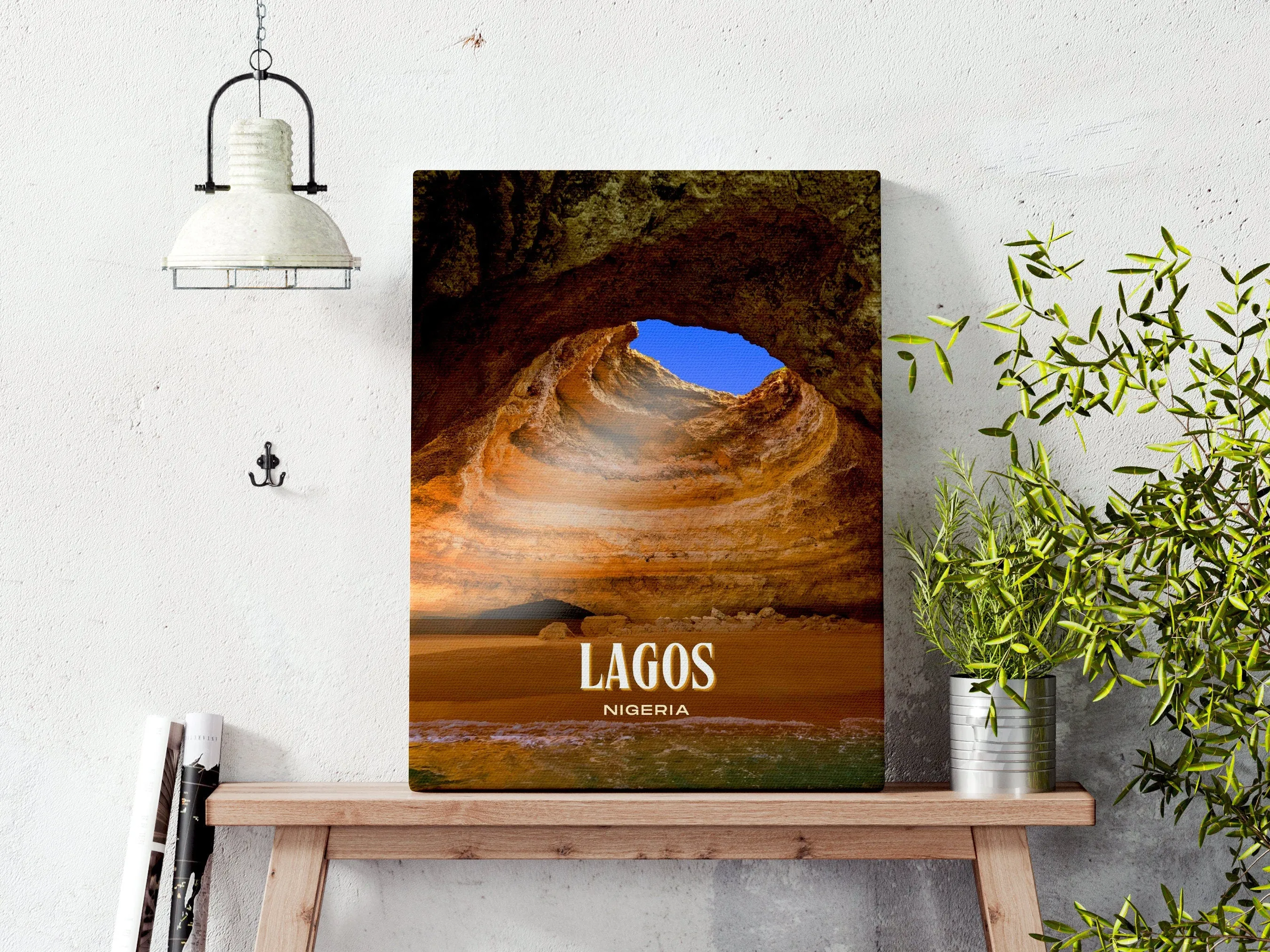 Lagos Retro Wall Art, Nigeria