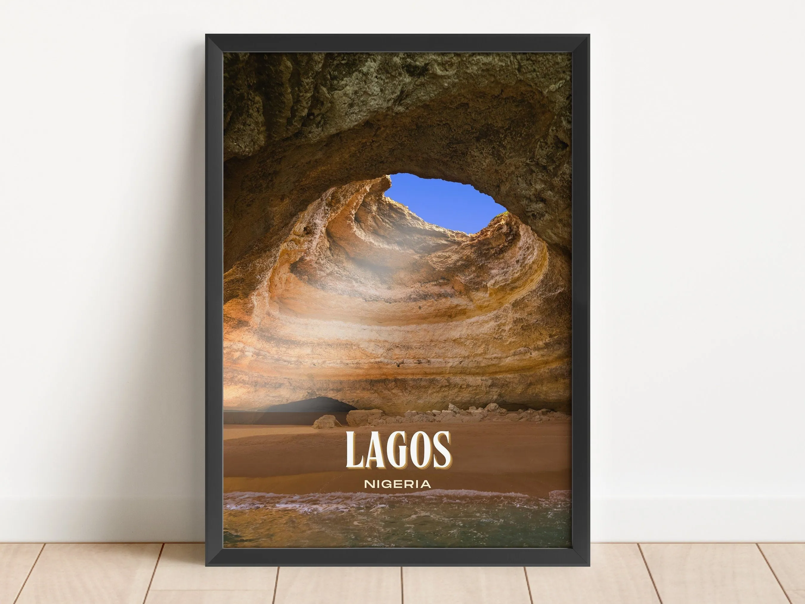 Lagos Retro Wall Art, Nigeria