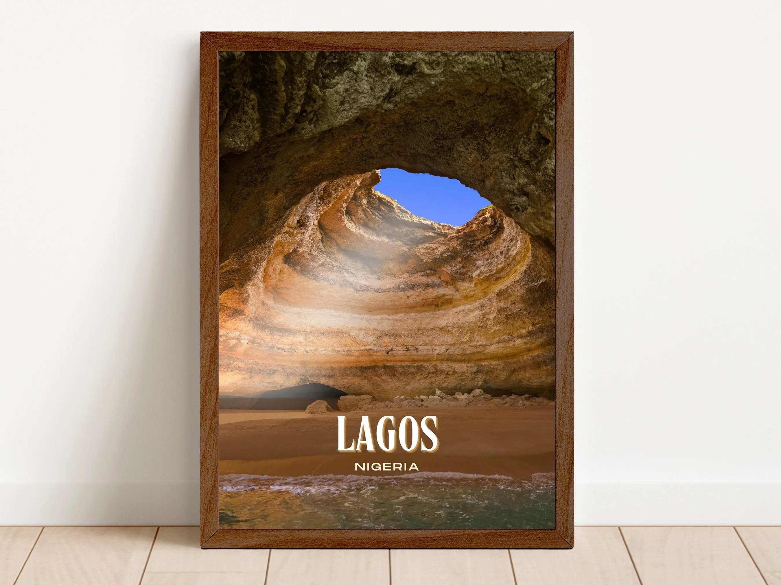 Lagos Retro Wall Art, Nigeria