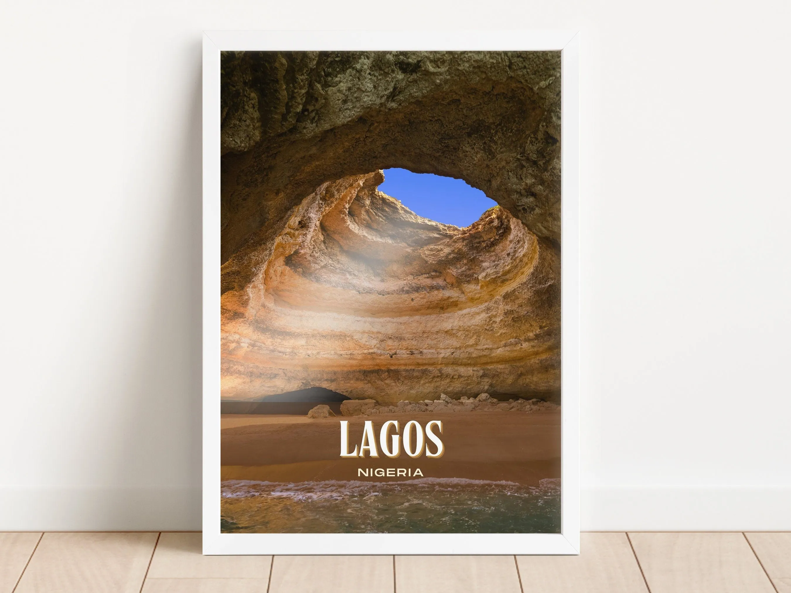 Lagos Retro Wall Art, Nigeria
