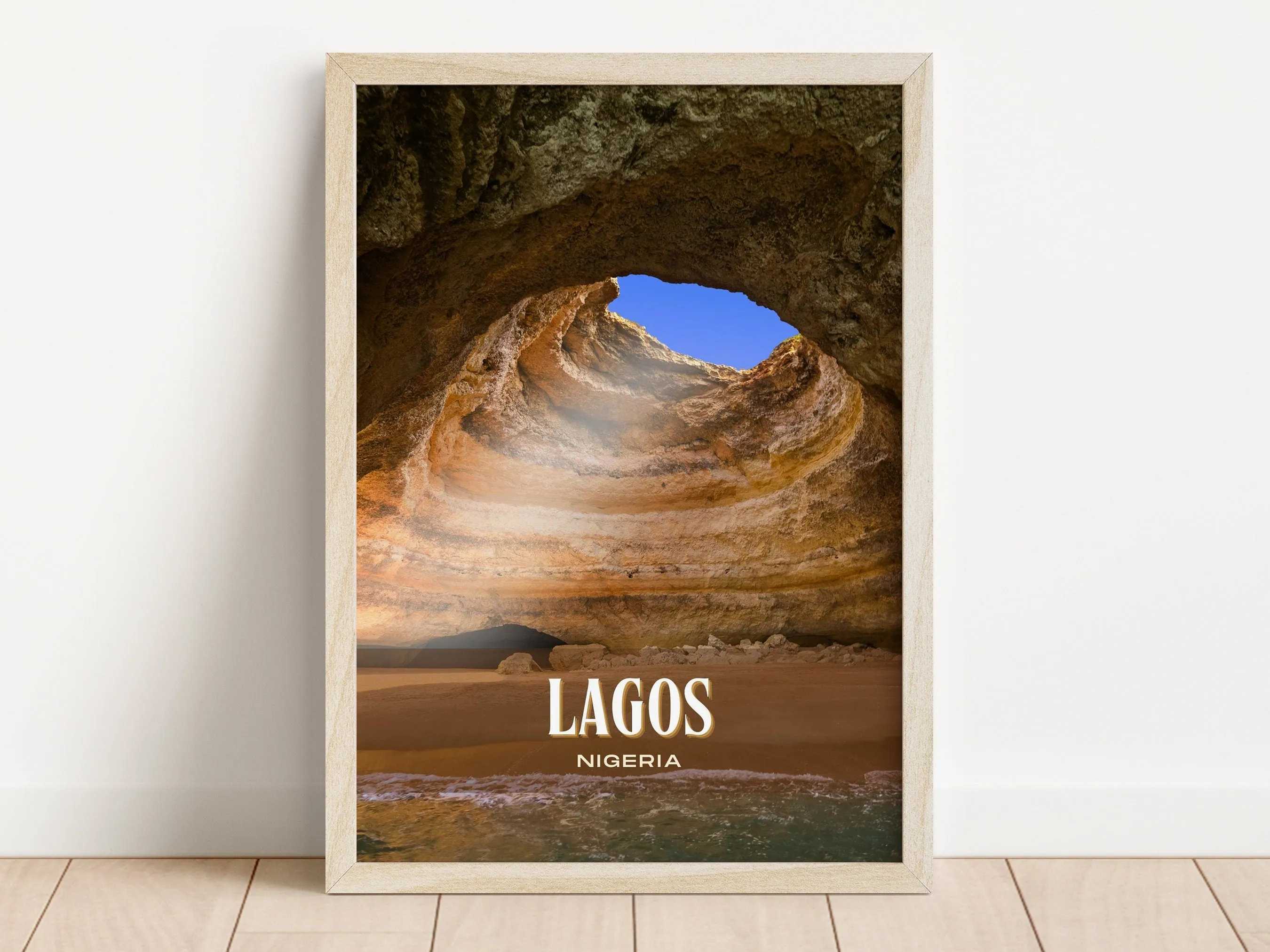 Lagos Retro Wall Art, Nigeria