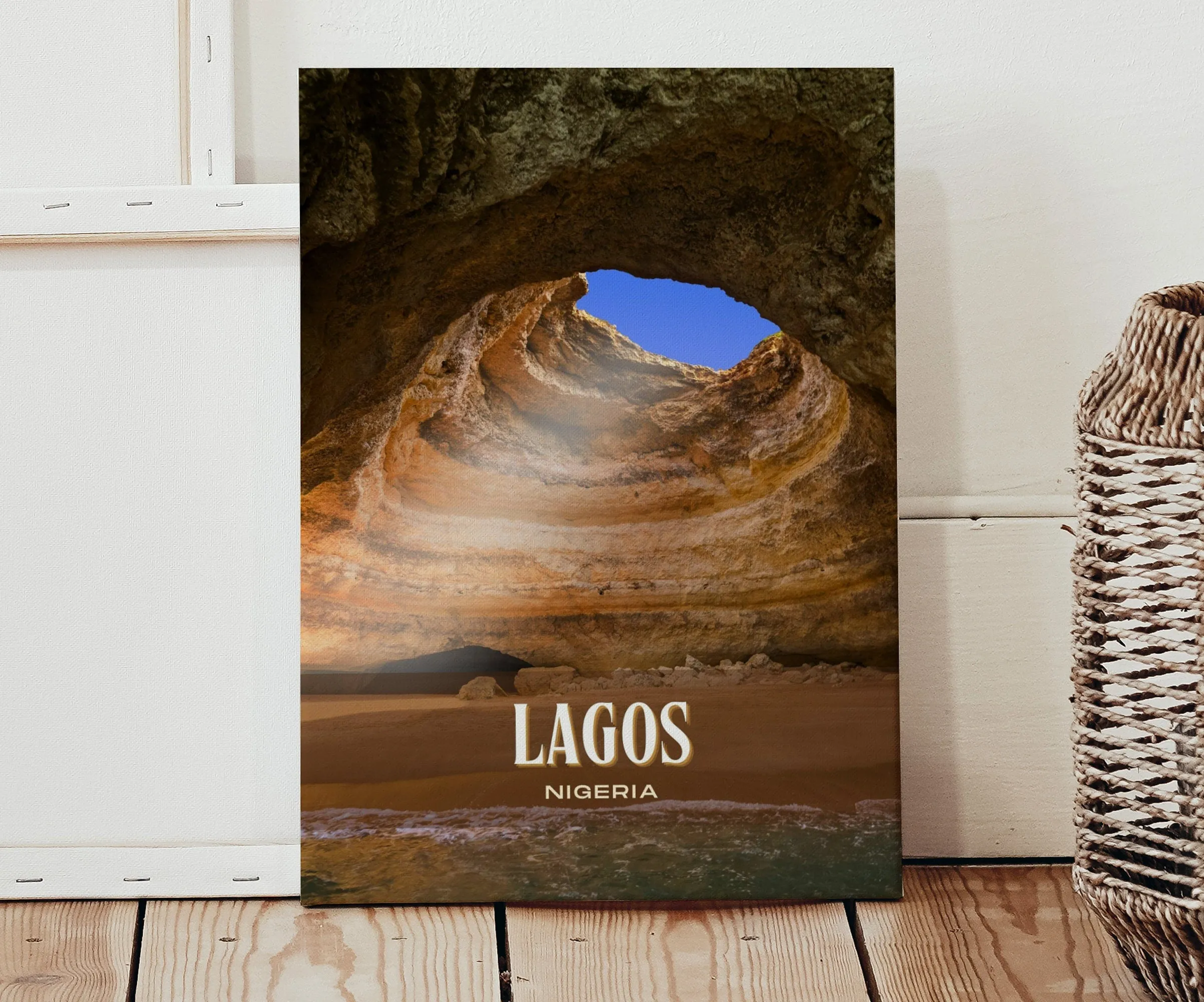 Lagos Retro Wall Art, Nigeria