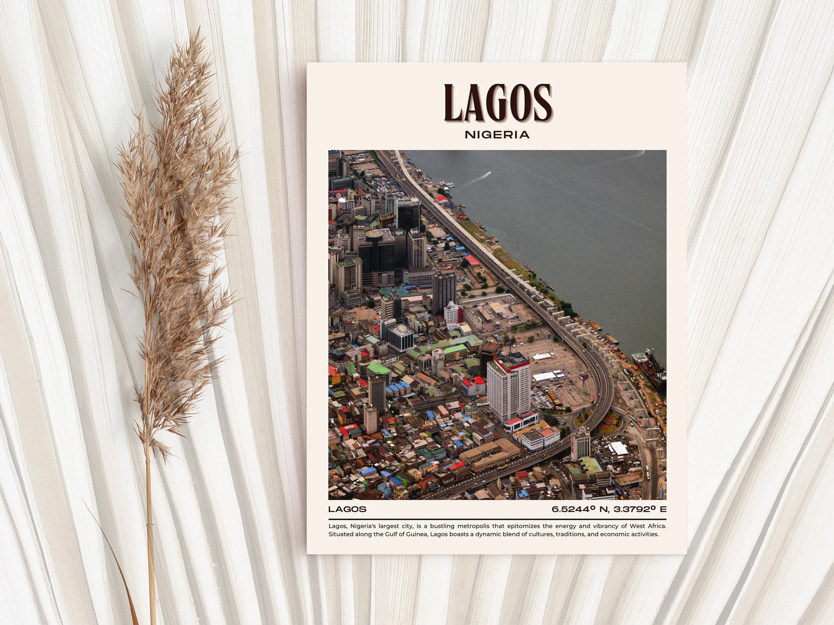 Lagos Vintage Wall Art, Nigeria
