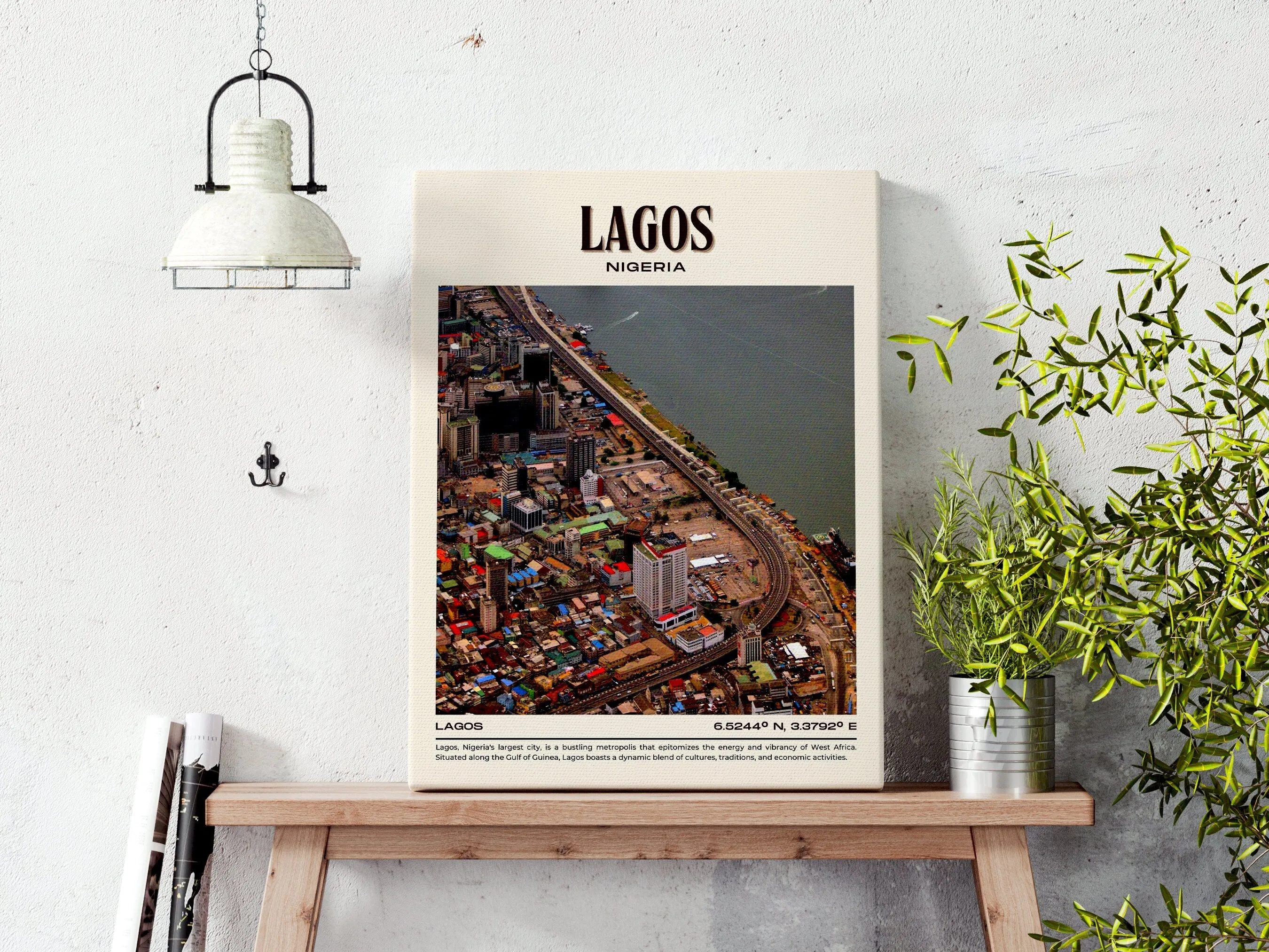 Lagos Vintage Wall Art, Nigeria