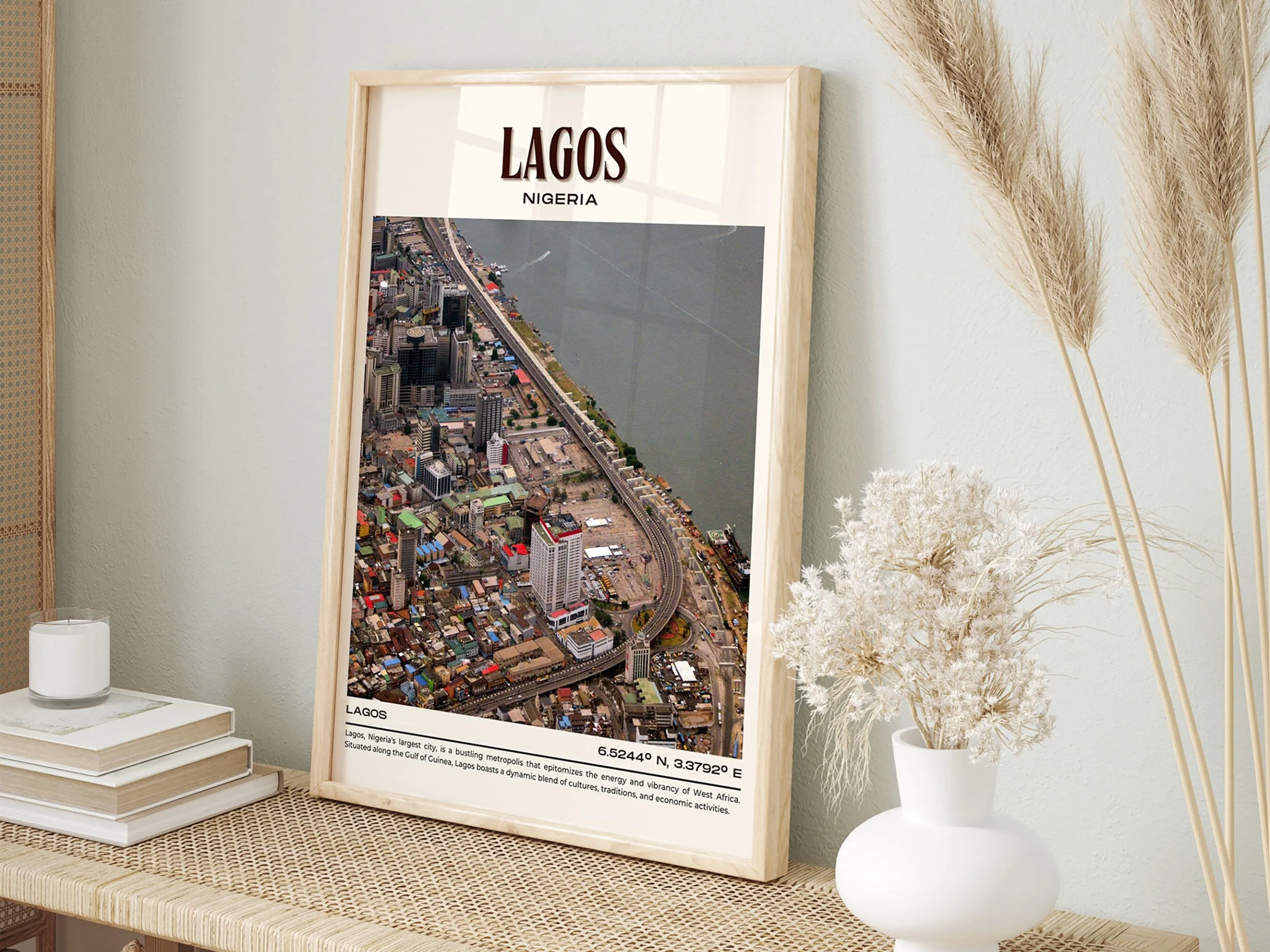 Lagos Vintage Wall Art, Nigeria