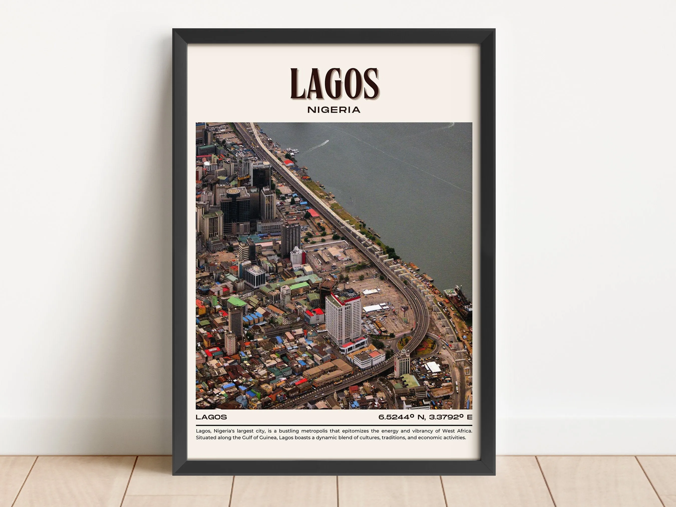 Lagos Vintage Wall Art, Nigeria