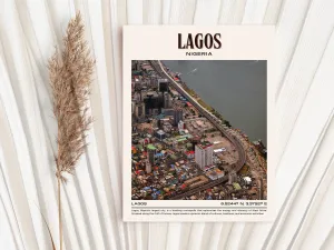 Lagos Vintage Wall Art, Nigeria