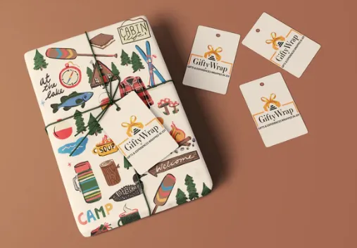 Lake Life Gift Wrap