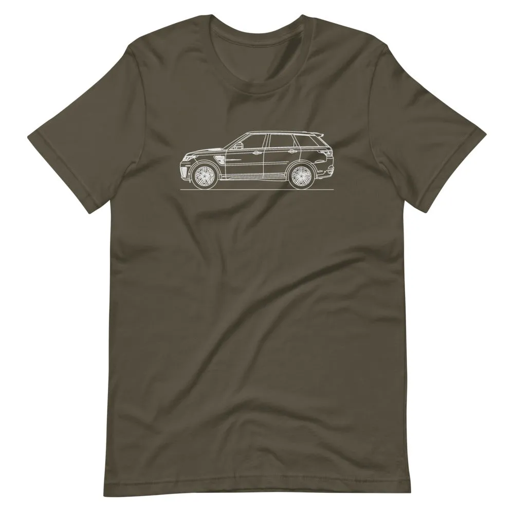 Land Rover Range Rover Sport SVR Outline T-shirt