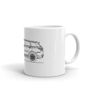 Land Rover Range Rover Sport SVR Silhouette Mug