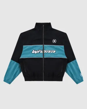 LANEAWAY SPORTS JACKET - BLACK/DUSK BLUE