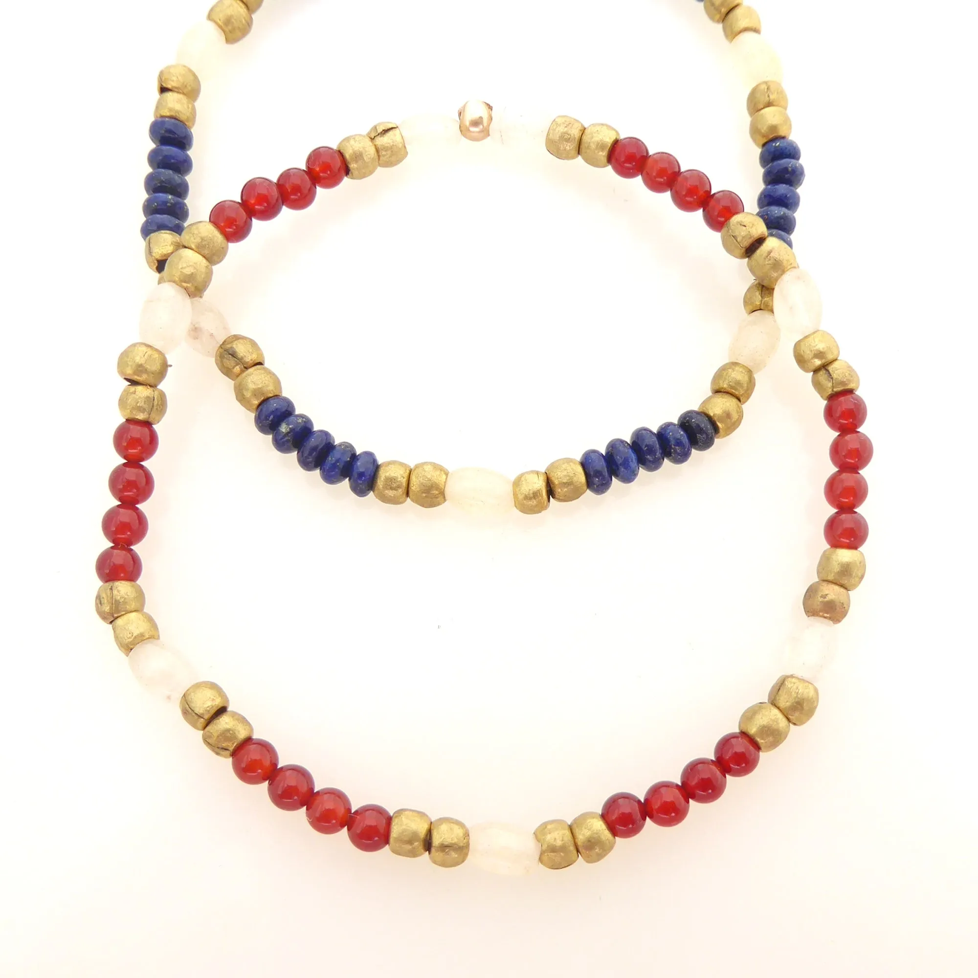 Lapis lazuli bracelet set