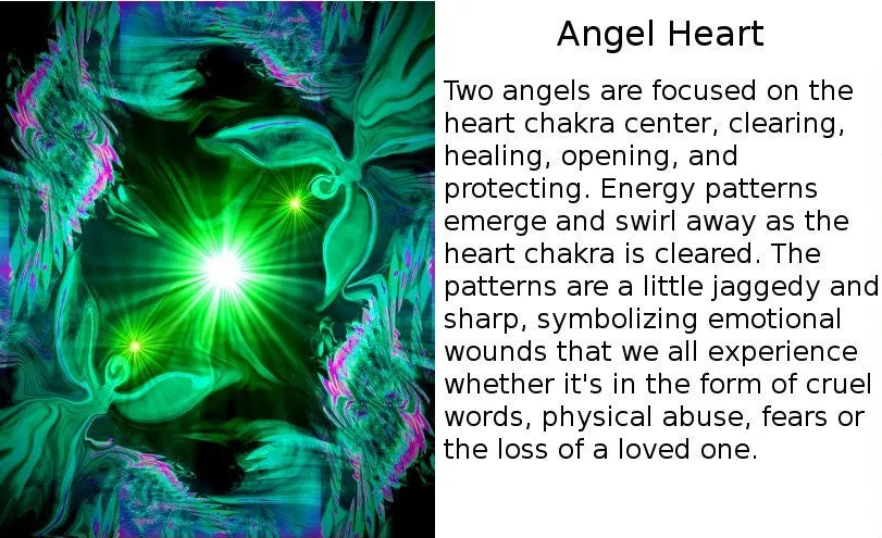 Large Diamond Shaped Necklace, Heart Chakra Jewelry, Bohemian Pendant "Angel Heart"