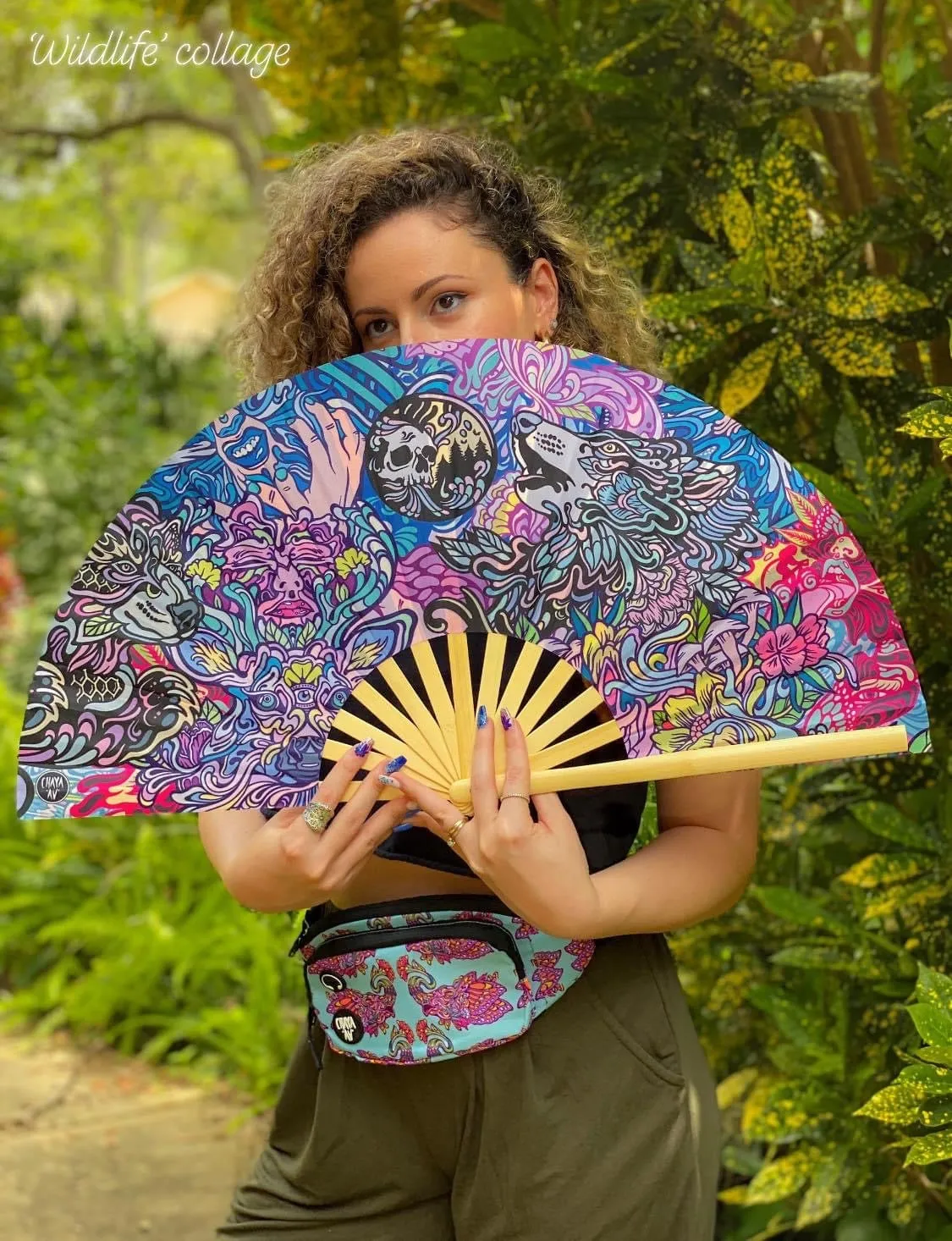 LARGE HAND FANS (WITCHES & WILDLIFE)