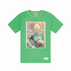 Larry Bird Boston Celtics Sports Illustrated Tee - Faded Green