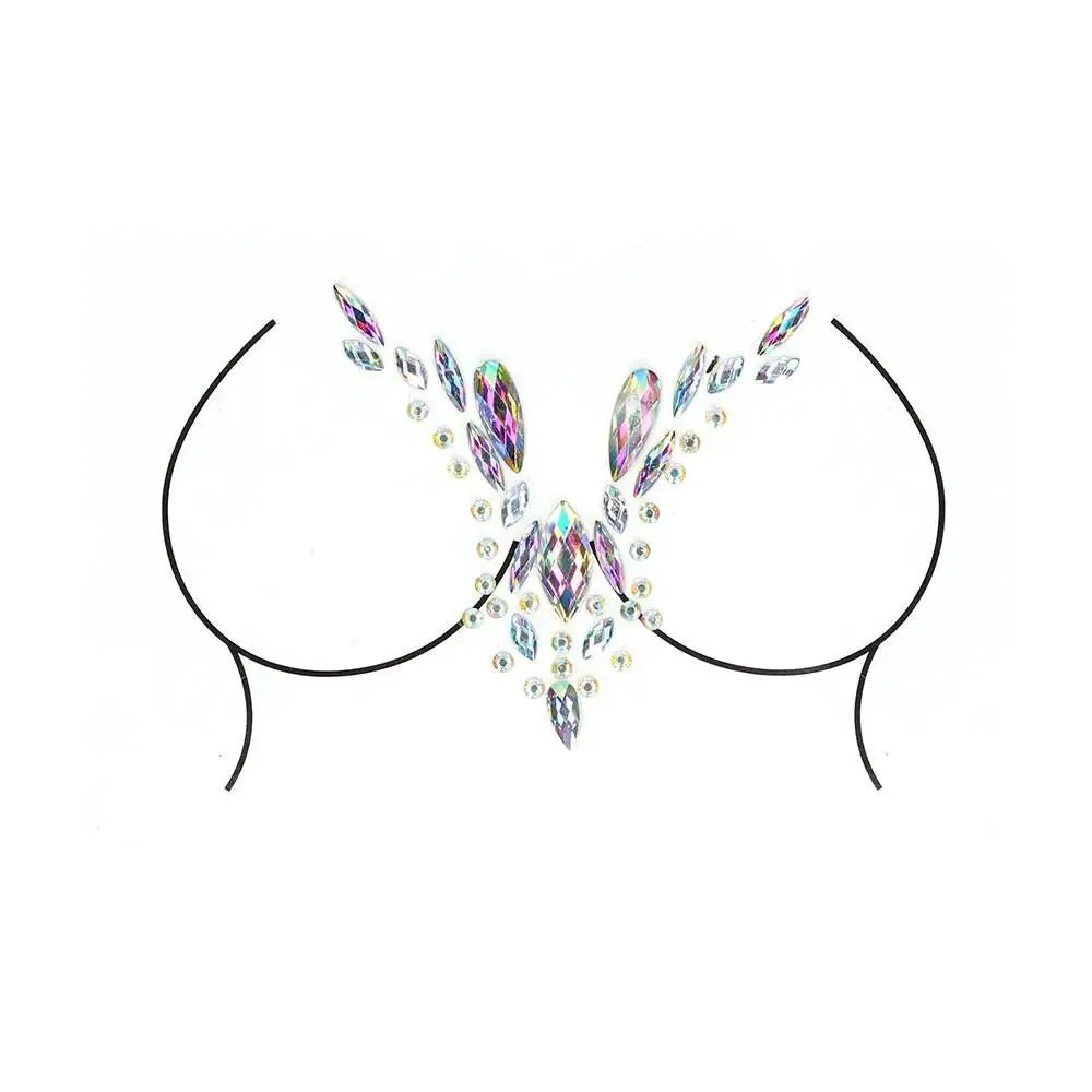 Le Desir Dazzling Deepv Cleavage Bling Sticker