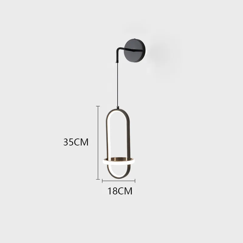 LED Oval Wall Lamp
