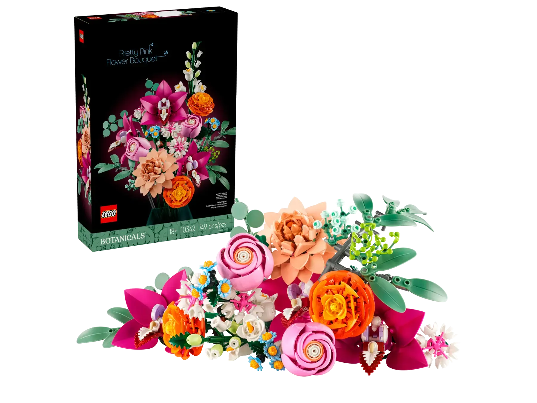 Lego Pretty Pink Flower Bouquet (10342)