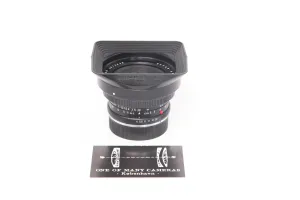 Leica R 21mm f4 Super-Angulon CAM-2 with hood