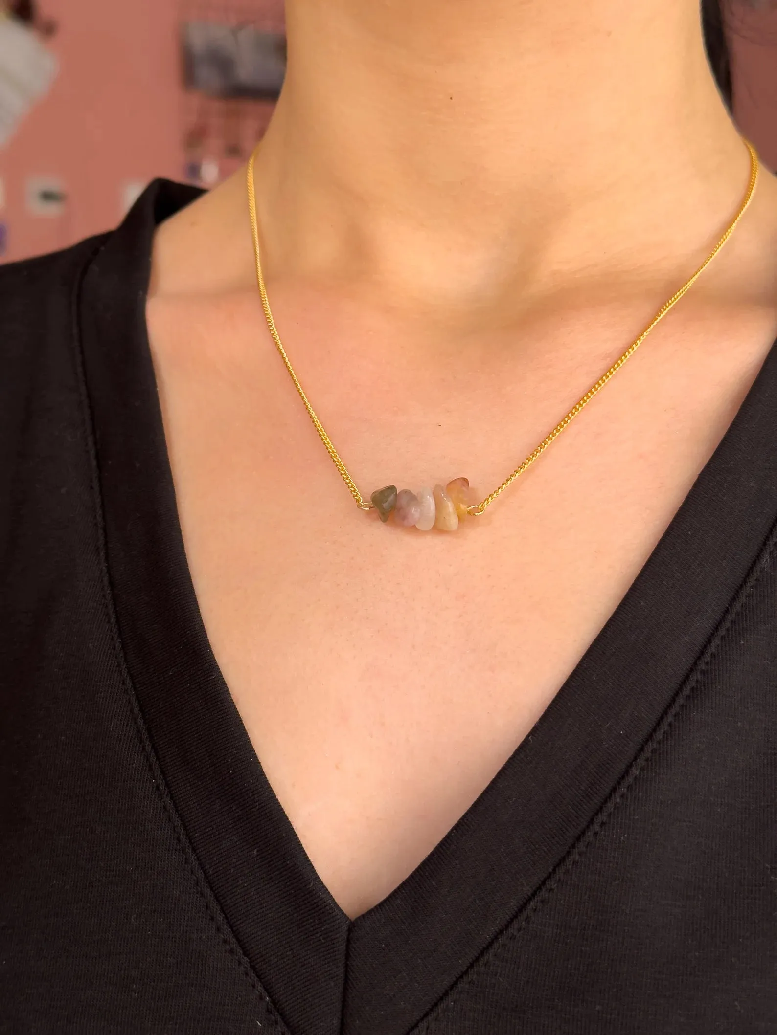 Leo Zodiac Bar Necklace