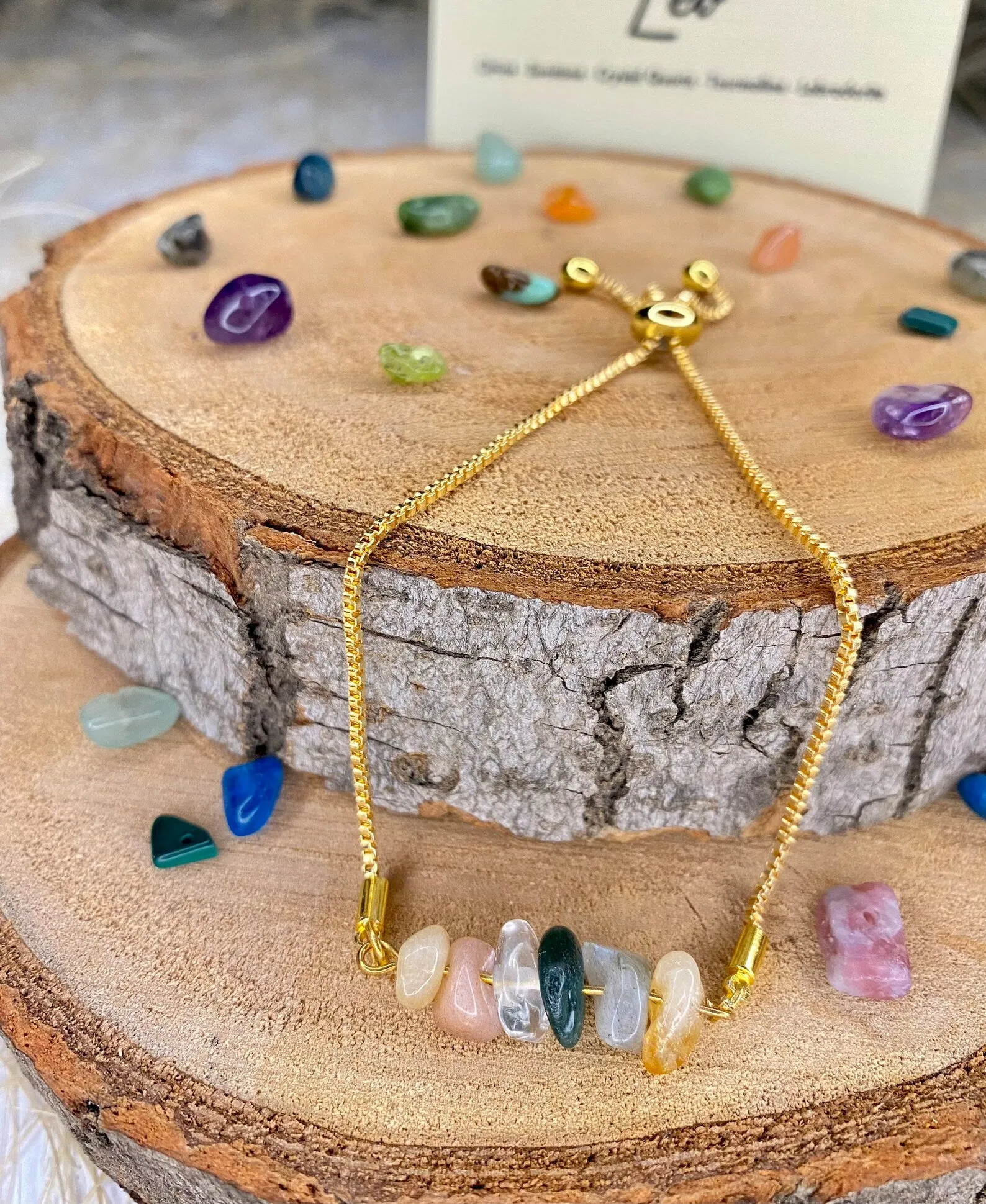 Leo Zodiac Gemstone Bracelet