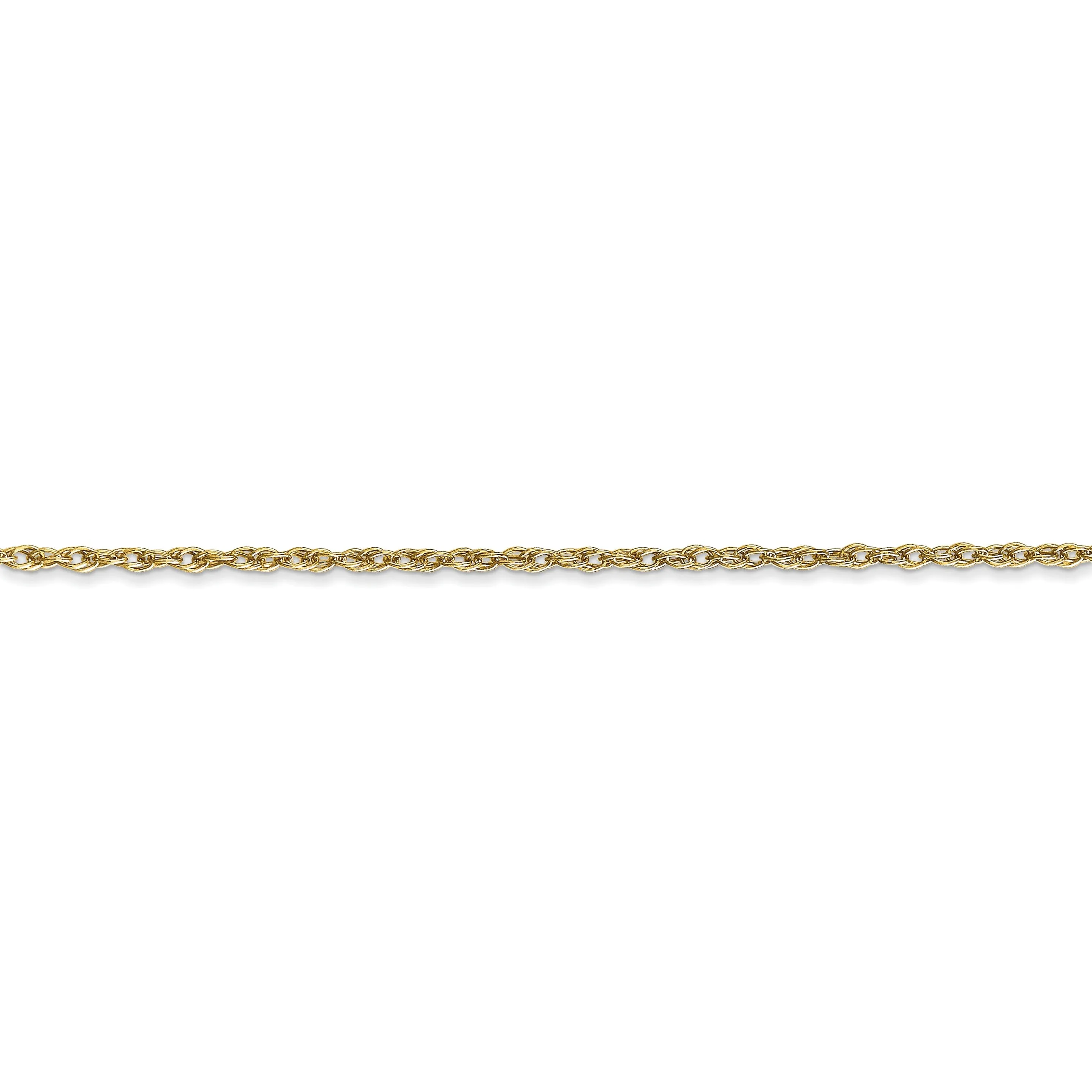 Leslie 10k Yellow Gold 1.5 mm Loose Rope Chain