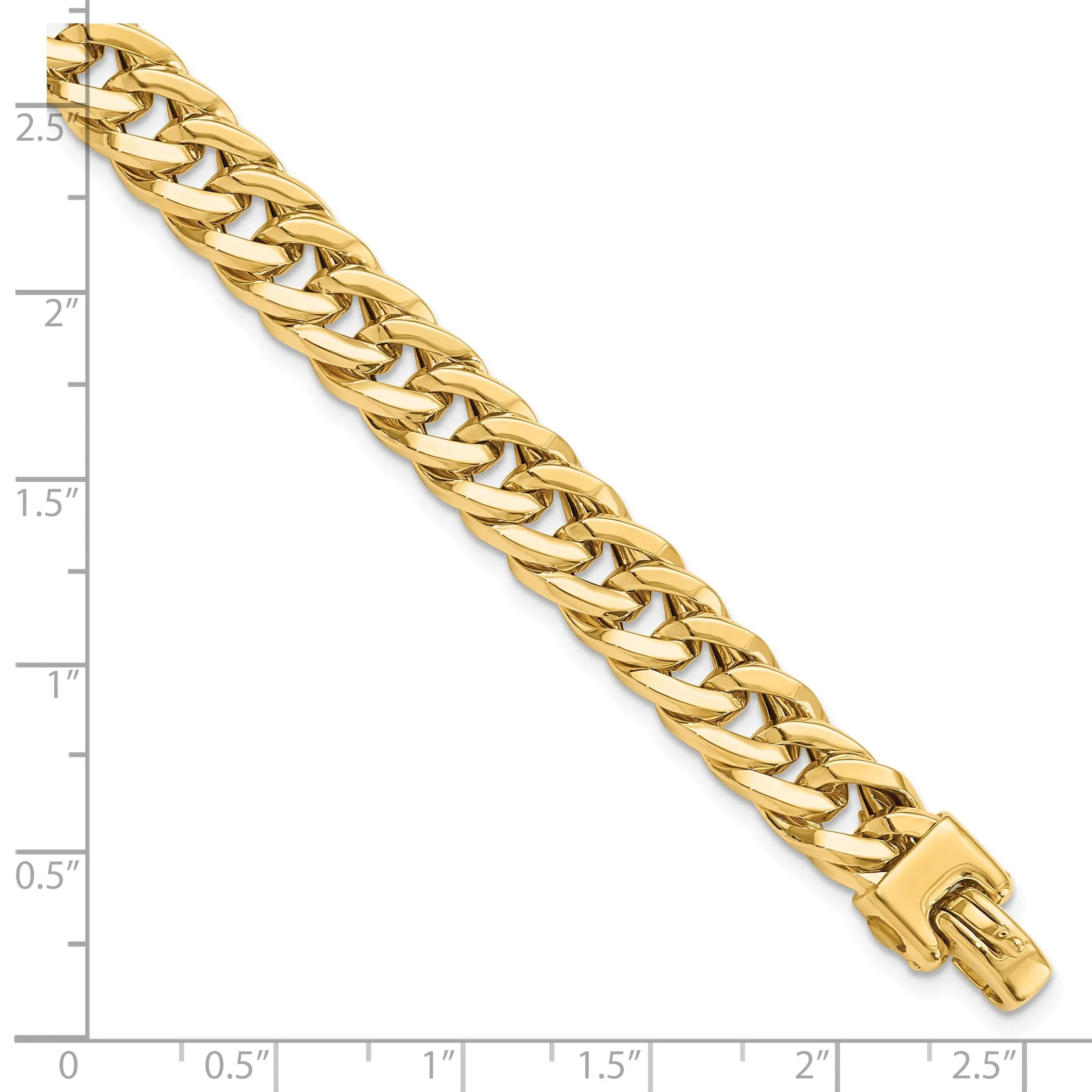 Leslies 14k Yellow Gold Polished Men's Bracelet