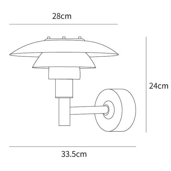 LI Retro Glass Wall Lamp