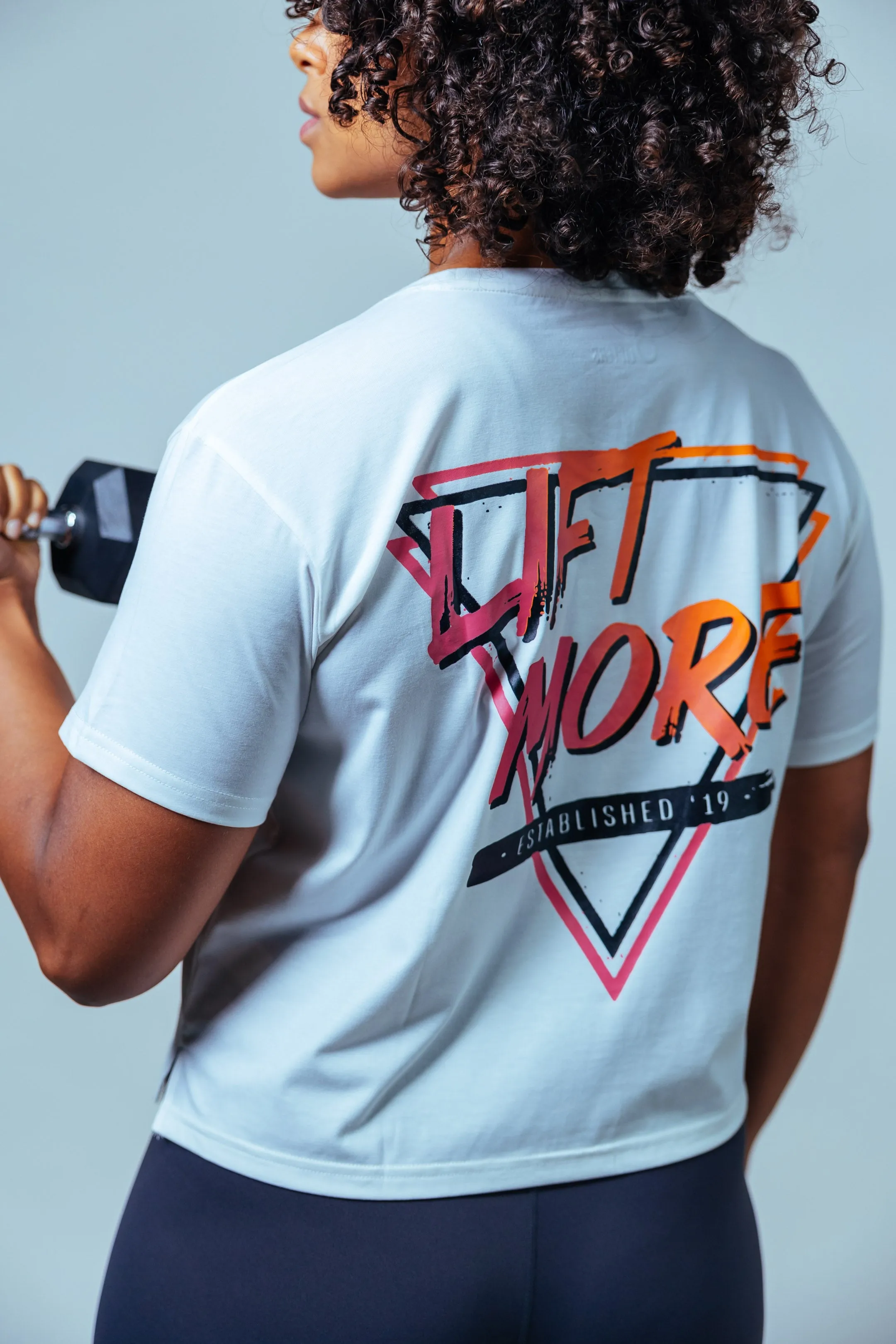 Lift More Sport Crop Top | Cali Off White