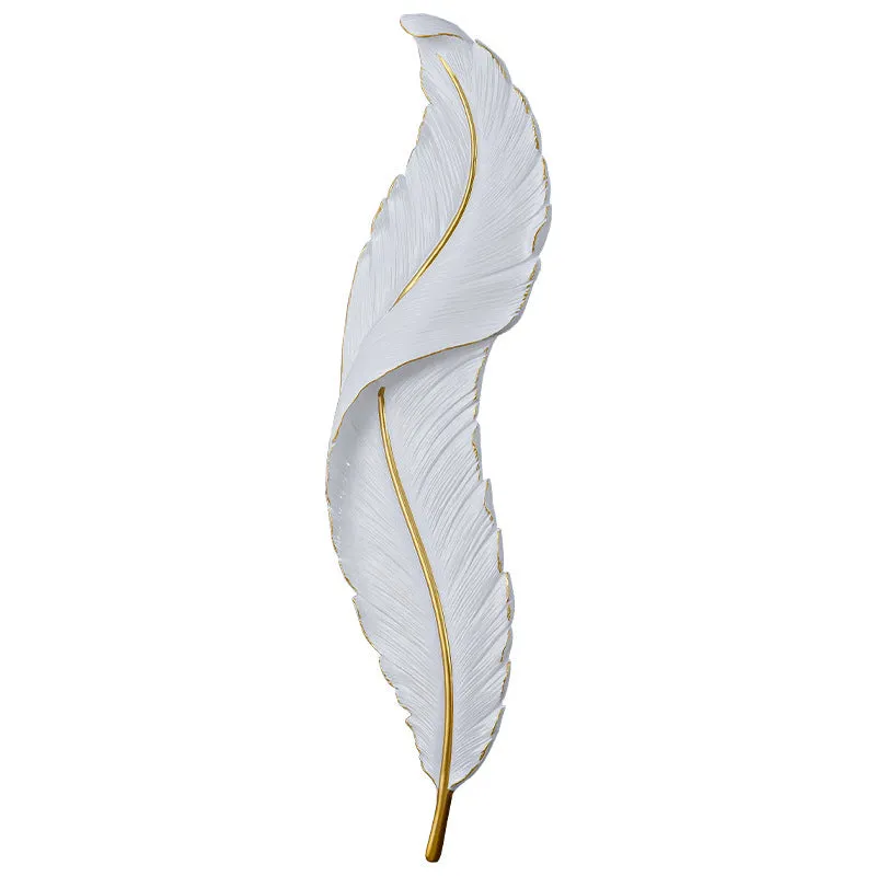 Light Luxury Feather Wall Lamp