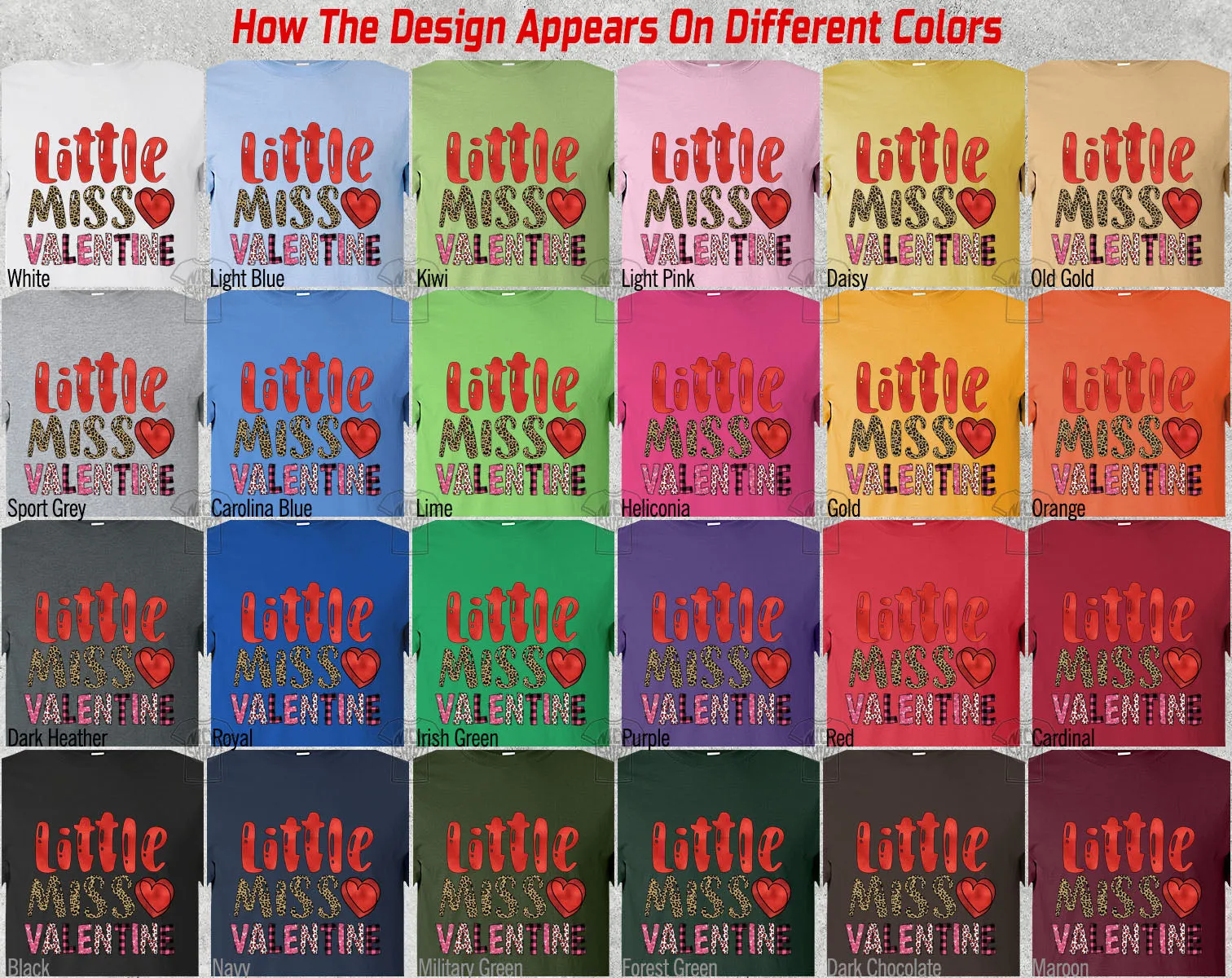 Little Miss Happy Valentine's Day Heart Friends Girlfriend Boyfriend Wife Husband Family Gift Unisex T-Shirt