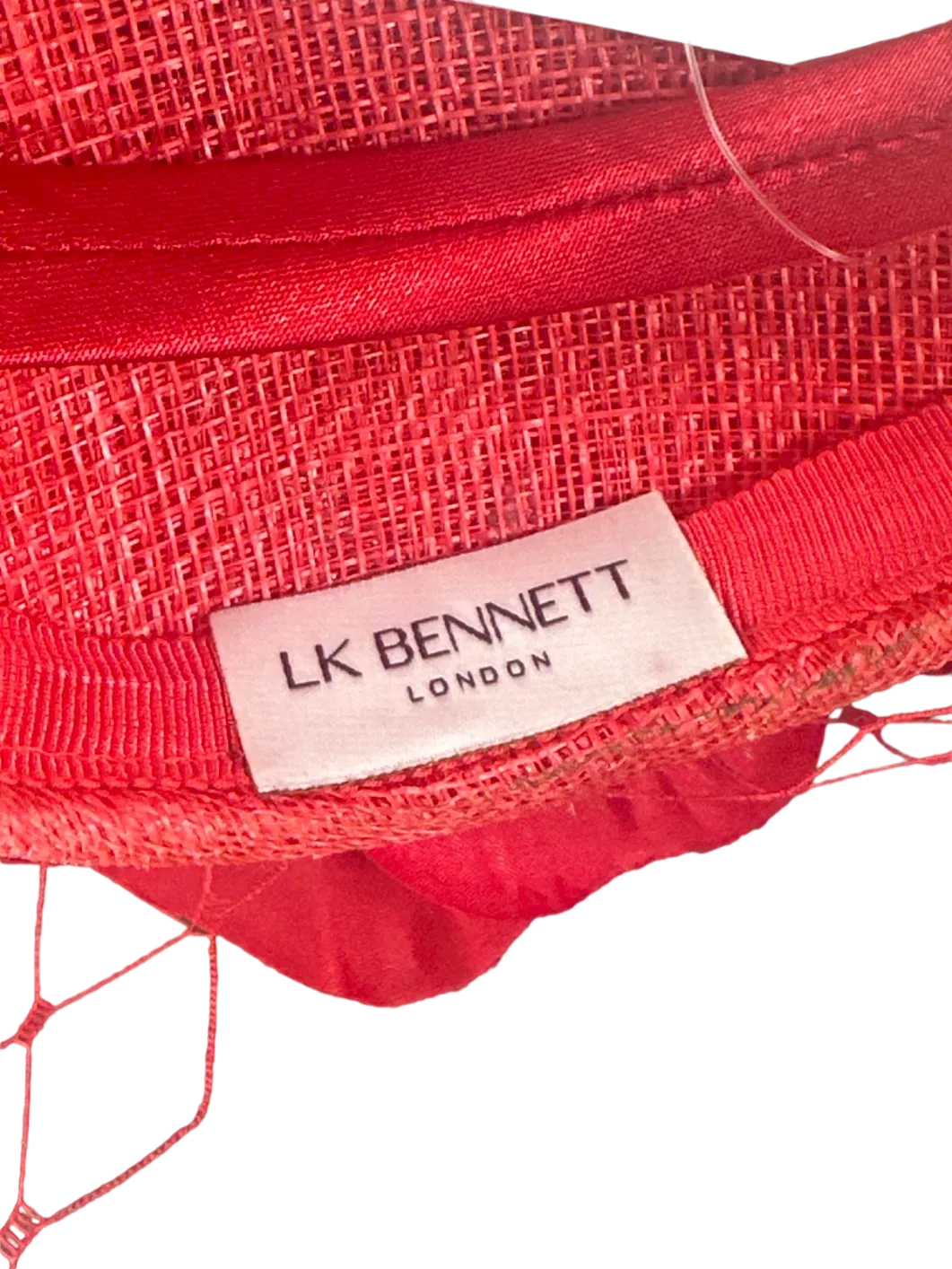 LK Bennett Alice Red Netted Alice Band