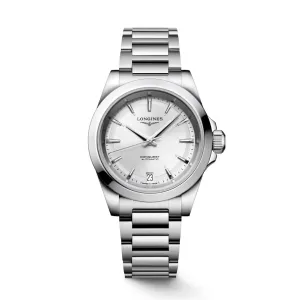 LONGINES CONQUEST 2023 34mm Automatic Silver Steel L3.430.4.72.6