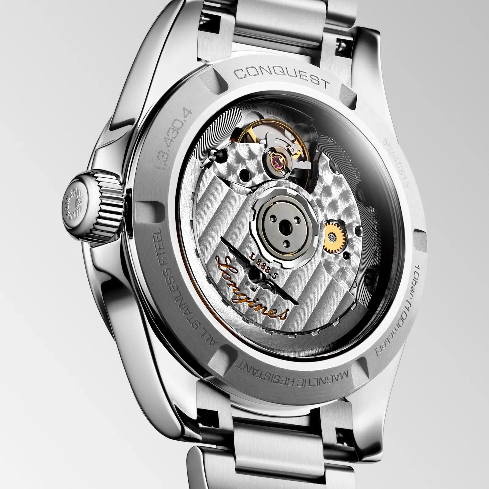 LONGINES CONQUEST 2023 34mm Automatic Silver Steel L3.430.4.72.6