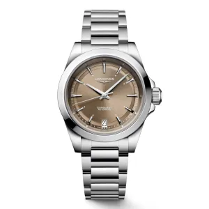 LONGINES CONQUEST 2023 34mm Automatic Steel Brown L3.430.4.62.6
