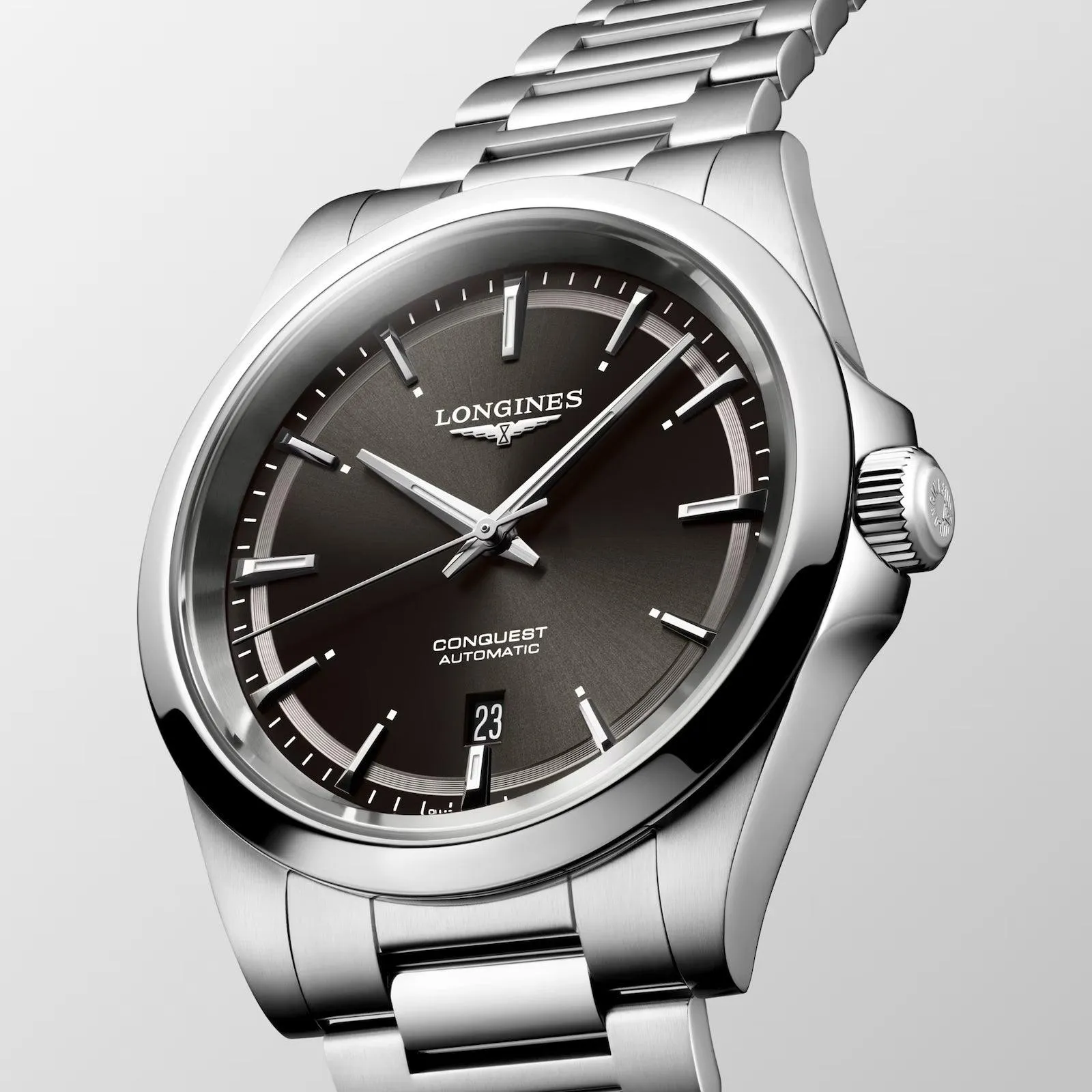 LONGINES CONQUEST 2023 41mm Black Automatic Steel L3.830.4.52.6