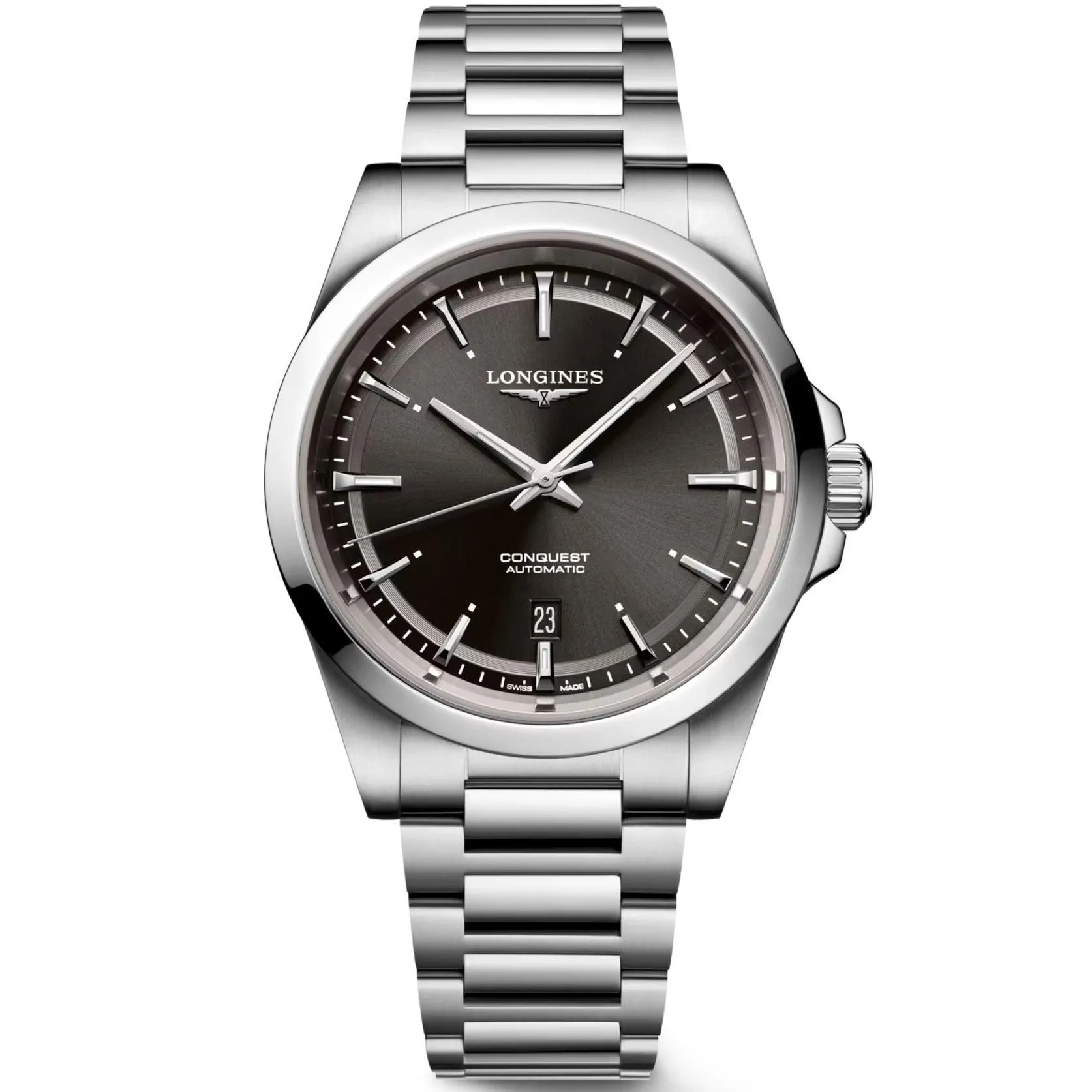 LONGINES CONQUEST 2023 41mm Black Automatic Steel L3.830.4.52.6