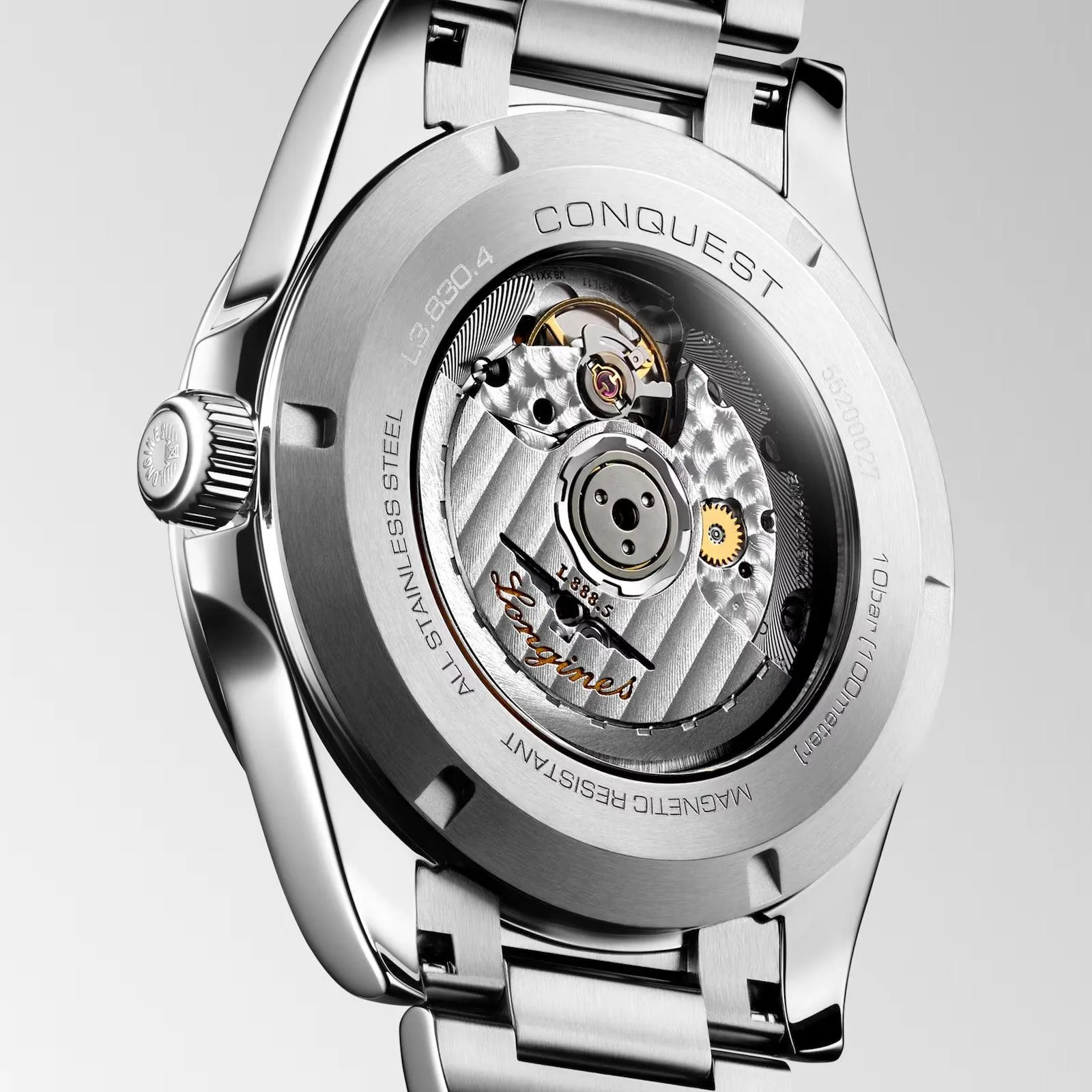 LONGINES CONQUEST 2023 41mm Black Automatic Steel L3.830.4.52.6