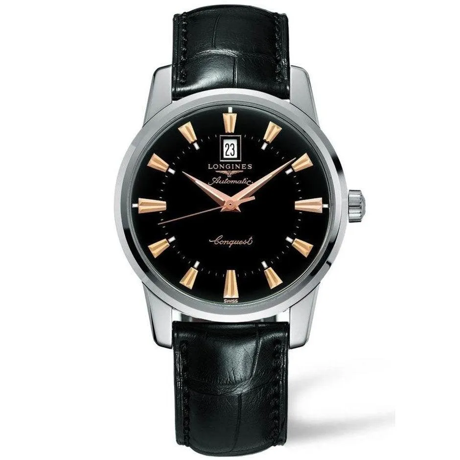 LONGINES CONQUEST HERITAGE 40mm Automatic Steel L1.645.4.52.4 watch