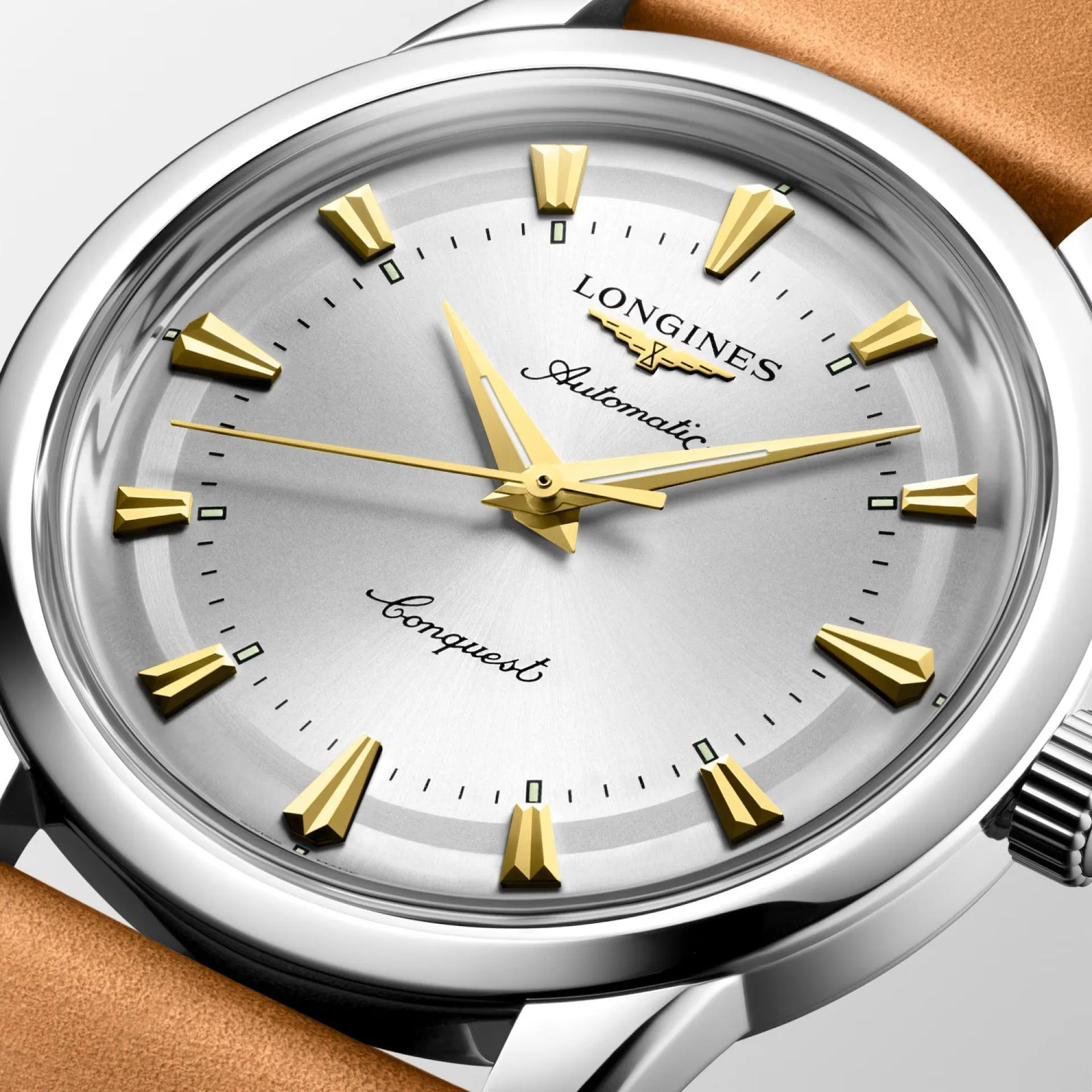LONGINES CONQUEST HERITAGE WATCH 40MM AUTOMATIC SILVER STEEL L1.650.4.72.2