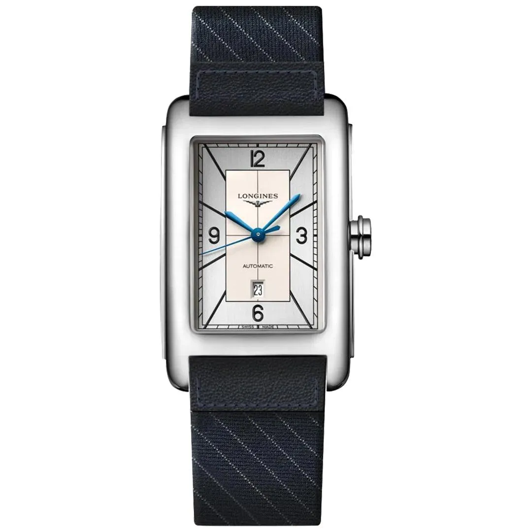 LONGINES Dolcevita watch 27x43mm Automatic Silver Steel L5.757.4.73.8