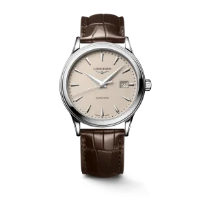 LONGINES FLAGSHIP WATCH 40MM BEIGE Automatic Steel L4.984.4.79.2