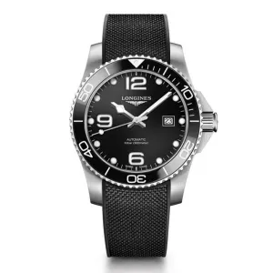 LONGINES HYDROCONQUEST 41MM BLACK WATCH AUTOMATIC MAN BLACK L3.781.4.56.9