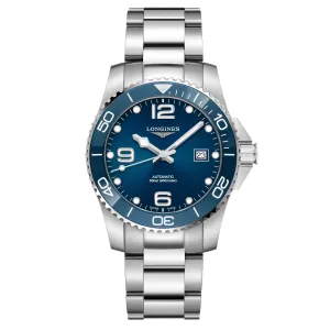 LONGINES HYDROCONQUEST CERAMIC 41mm Automatic Blue Steel L3.781.4.96.6