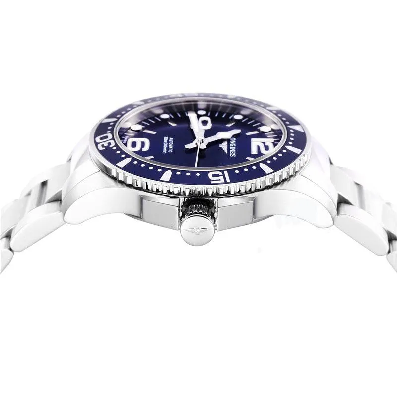 LONGINES HYDROCONQUEST WATCH 39MM BLUE BLUE AUTOMATIC MAN L3.741.4.96.6