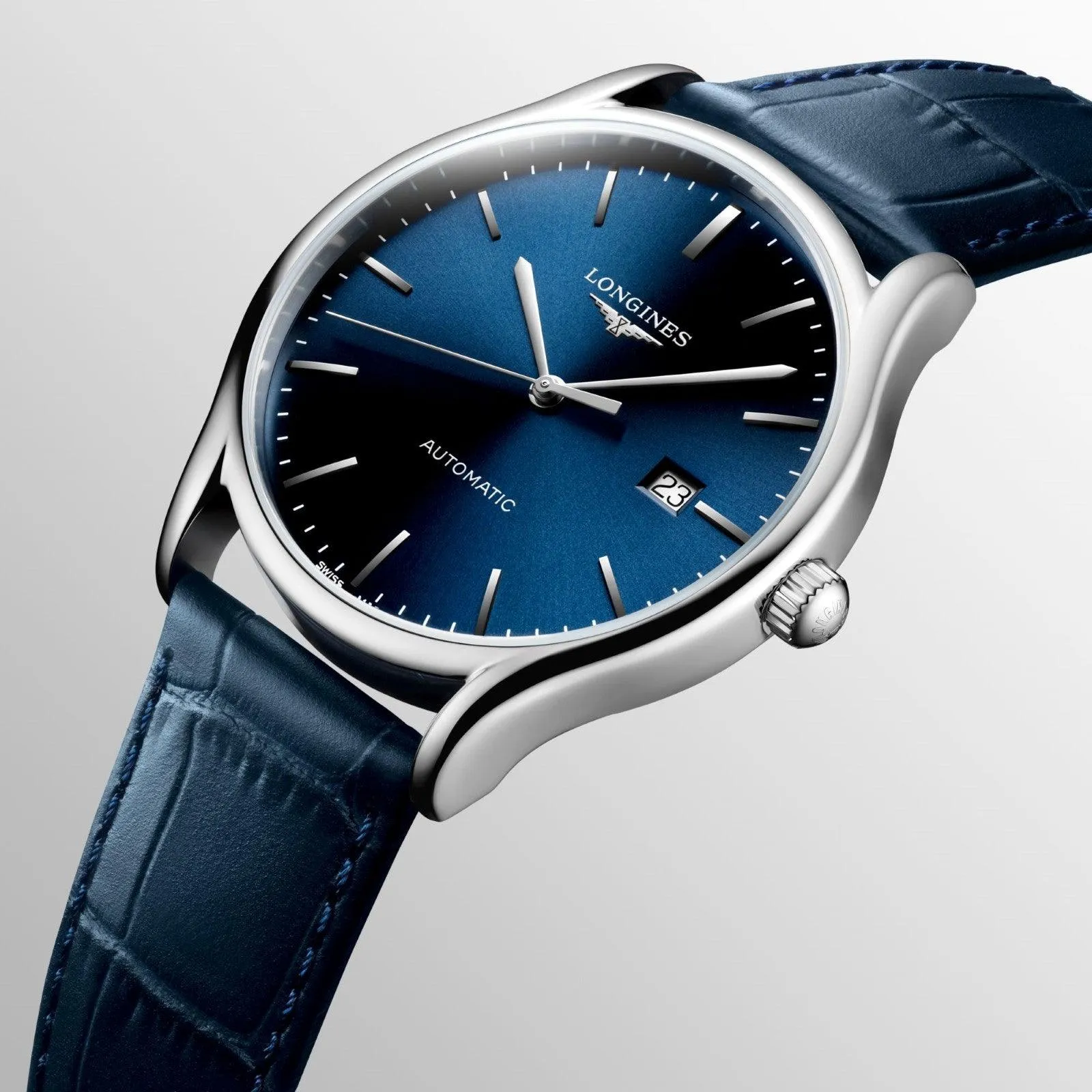 Longines Lyre 40mm Watch Automatic Blue Steel L4.961.4.92.2