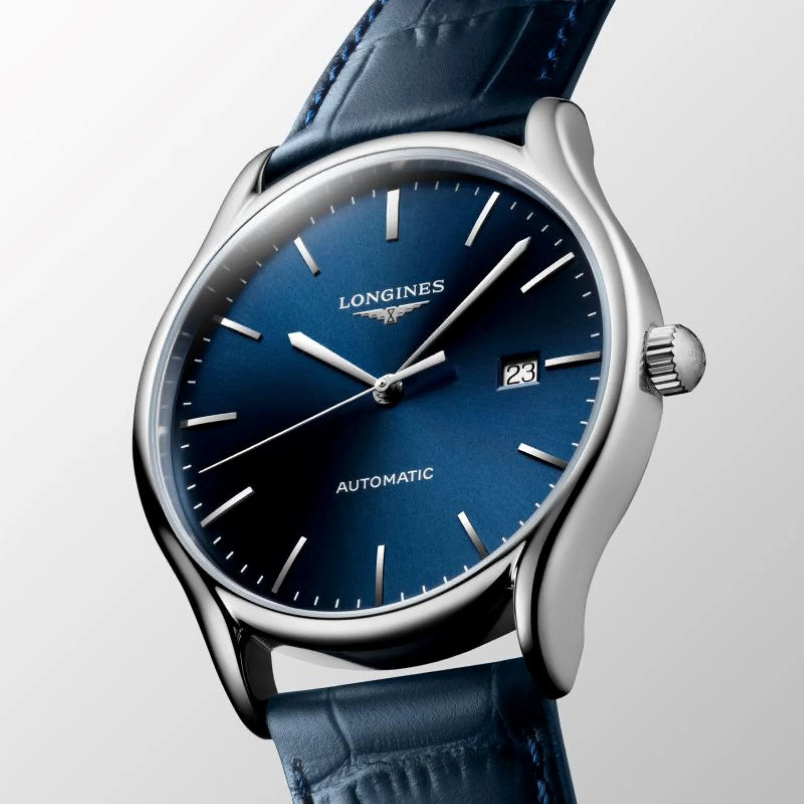 Longines Lyre 40mm Watch Automatic Blue Steel L4.961.4.92.2