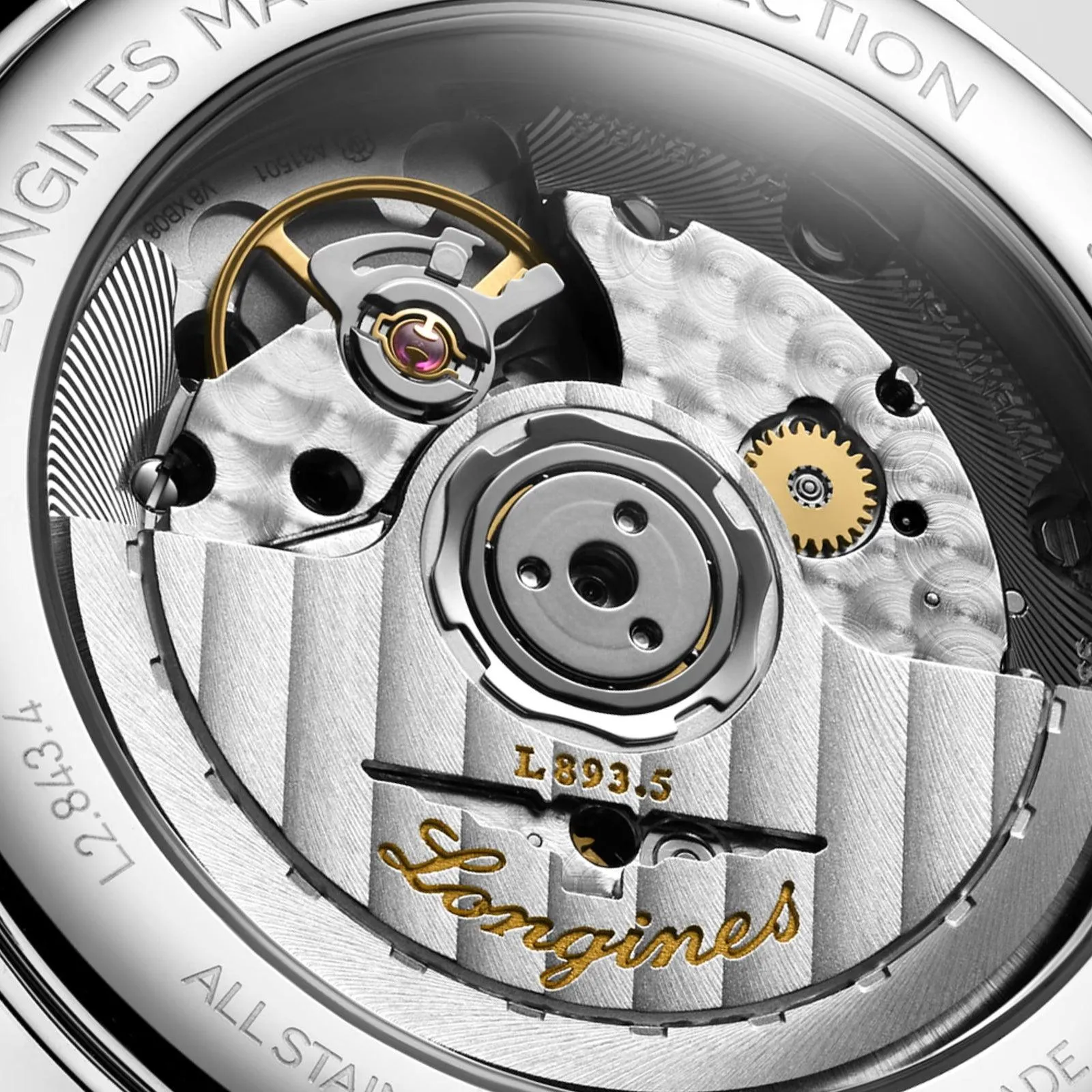 LONGINES MASTER COLLECTION 38mm Clock Automatic Anti -Cite Steel L2.843.4.63.2